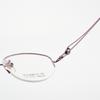Women's Elegant Ultralight Pure Titanium Half-Rim Glasses for Myopia, Astigmatism, or Reading