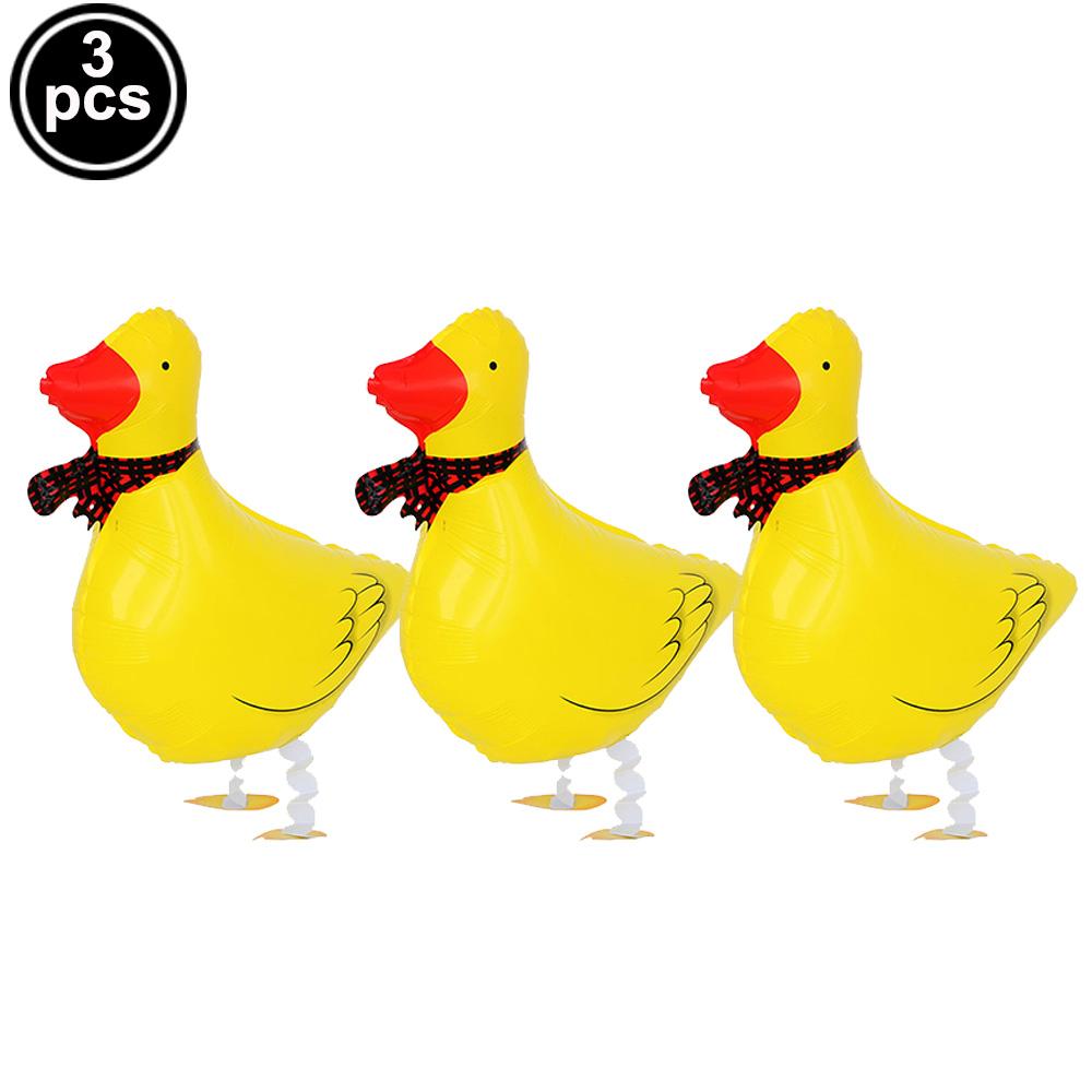 Farm Chick Foil Balloon White Goose Duck Pig Sheep Chicken Walking Animal Balloons Baby Shower Farm Theme Birthday Party Supplie