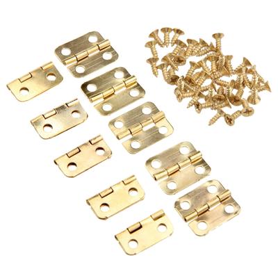 With Screws Model Making for Wooden Box Cabinet Accessories Mini Hinges Jewelry Box Hinges Hardware