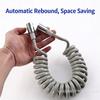 [C3]Toilet Spray Nozzle Bidet Hose Telescopic 1.5/2 Meter Spring Inlet Hose Telephone Line Shower Head Hose