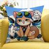 Game Jetpack Cat Sombra Overwatch Various Sizes Square Pillow Case For Car Home Bedchamber Decor