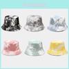 Tie Dye Fischerhut Unisex Sonnenschutz Breiter Rand Sommer Outdoor Kappe
