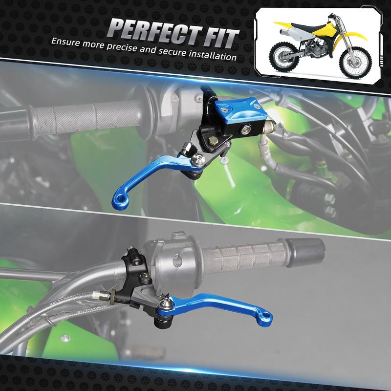 7/8" 22mm Hydraulic Brake Clutch Lever With Brake Fluid Reservoir Cap For Yamaha YZ85 YZ125 YZ250 YZ250F YZ450F TTR250 TTR600