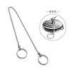 Bath Stopper Chain, 74cm Long, 4.5mm Ball Diameter, 304 Stainless Steel, Double Link, for Rubber Stoppers, Repair Parts, for Unit Baths, Bathrooms, Si