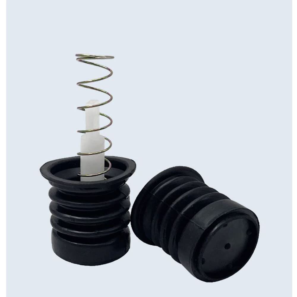 2 Drain Valves 76x45x50mm Leak Proof Rubber Seals for Twin Tub Washing Machines Spring Pull Rod Universal Accessories2 Pieces