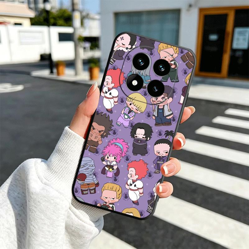 Hunter X-Hunters Cute Soft Phone Case for Xiaomi Redmi Note 12 13 14 15 Pro Plus 11 12S 11S 11T 10 4G Black Cover Back Shell