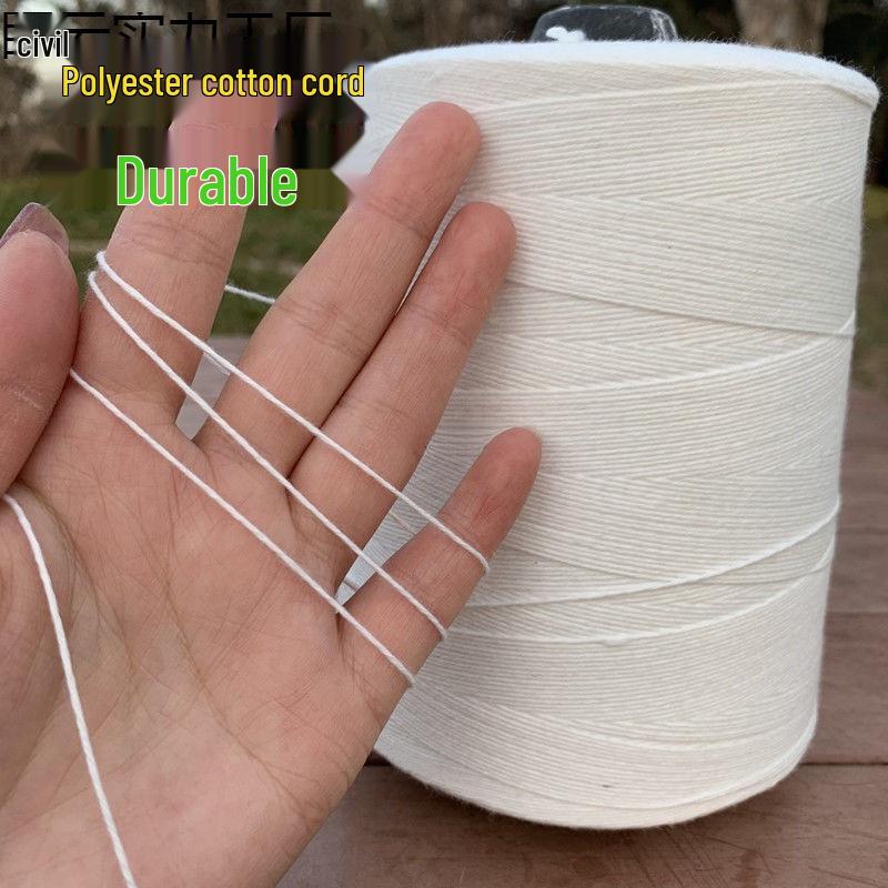 White Cotton Thread for Tying Zongzi, Sausages, Bacon, Cured Meat, and Fish