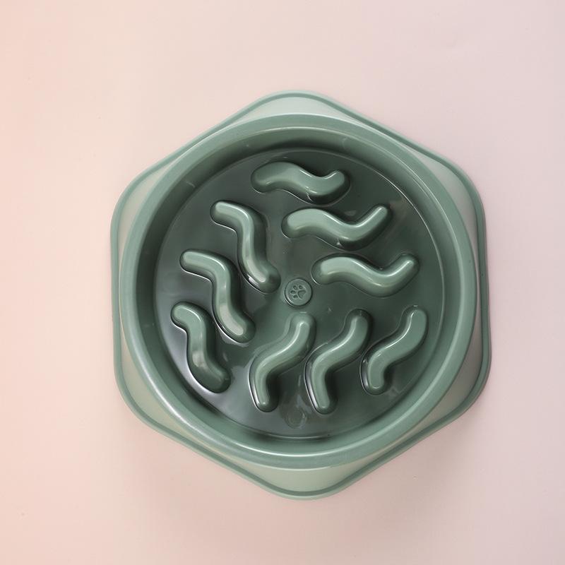 Slow-feeding, Anti-choking, Anti-slip, Anti-slip, Dog and Cat Food Bowl, Design, Prevents Overfeeding, Anti-tilting.