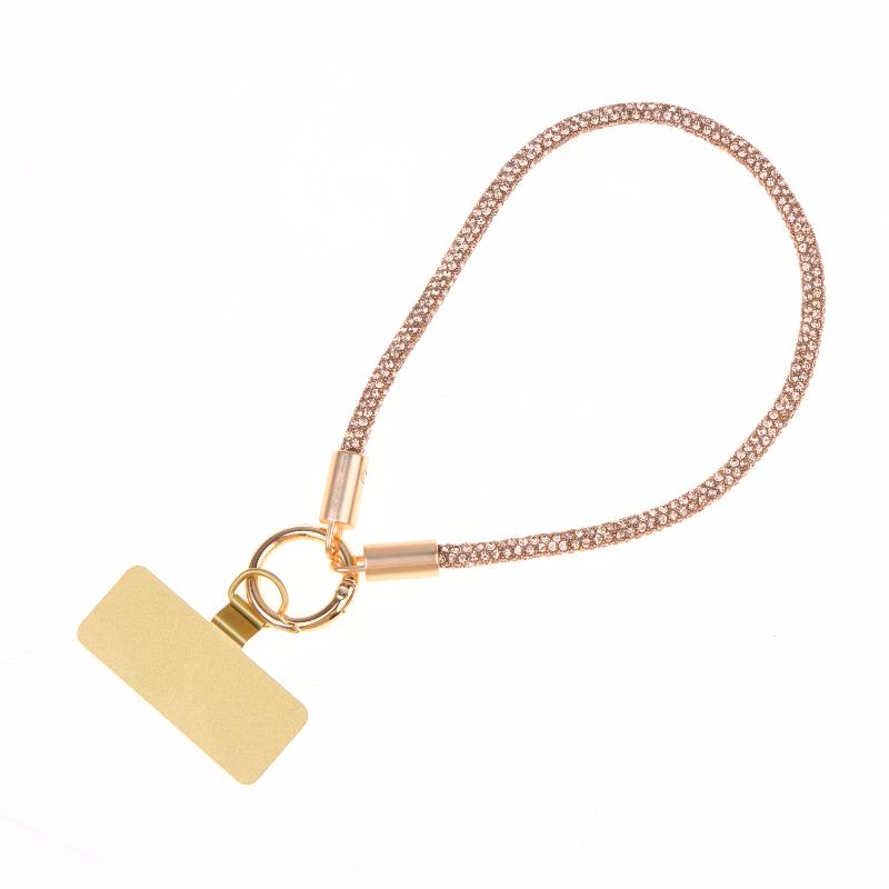 

Luxury Full Phone Lanyard With Metal Clip Universal Short Chain Handheld Wrist Flash Accessory For Mobile Phones A4