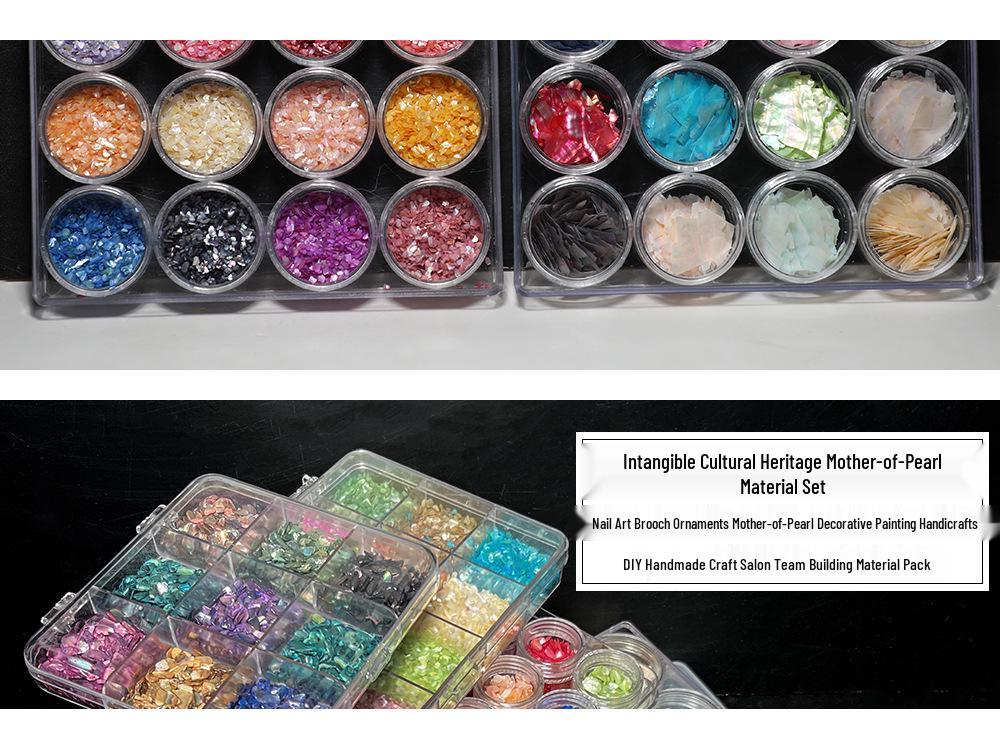 Mother-of-Pearl Nail Art & Hairpin Craft Kit