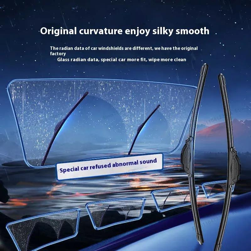 Car Wiper Blade Blades For Smart Fortwo W451 2007-2014 23"+21"R Windshield Windscreen Clean Naturl Rubber Cars Wipers