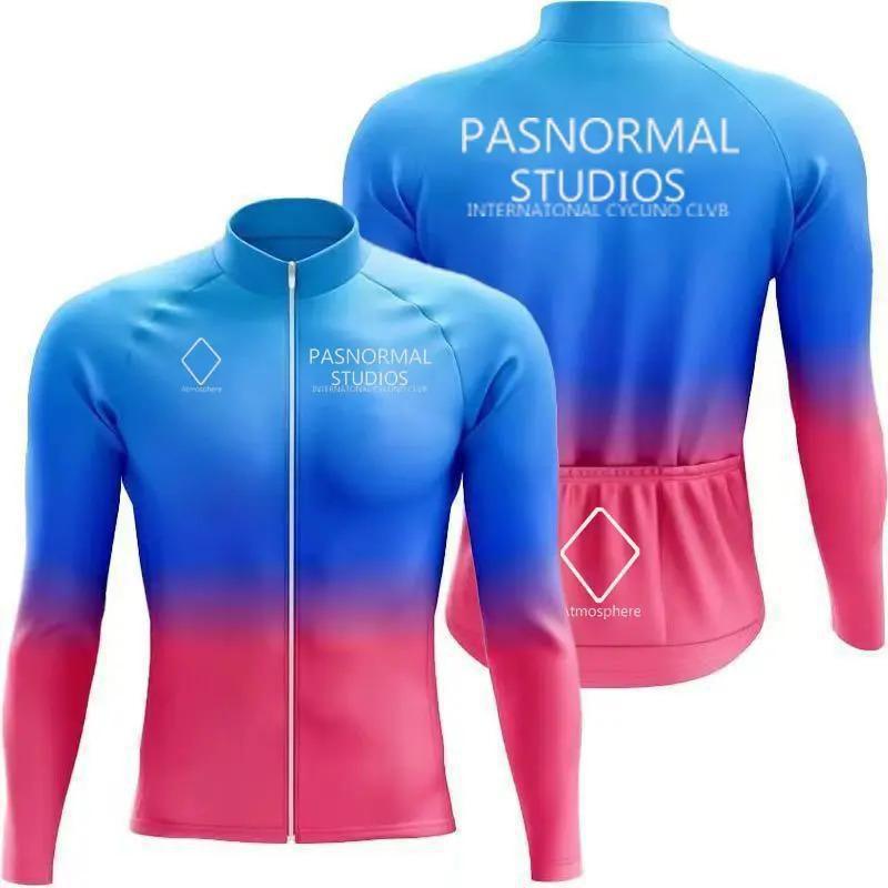 1 Men Women Cycling Long Sleeve Jersey Breathable Quick Dry Performance Top Road Bike Winter