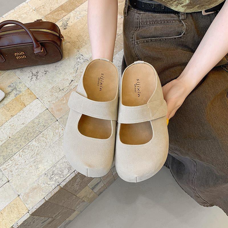 

Волшебные педали весна и лето baotou полушлепанцы женские ленивые Birken2025 шлепанцы женские повседневная одежда новые 40