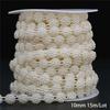 Multi-Size ABS Imitation Pearl Beads Chain Trim for DIY Wedding Dress Costume Applique Craft Accessories