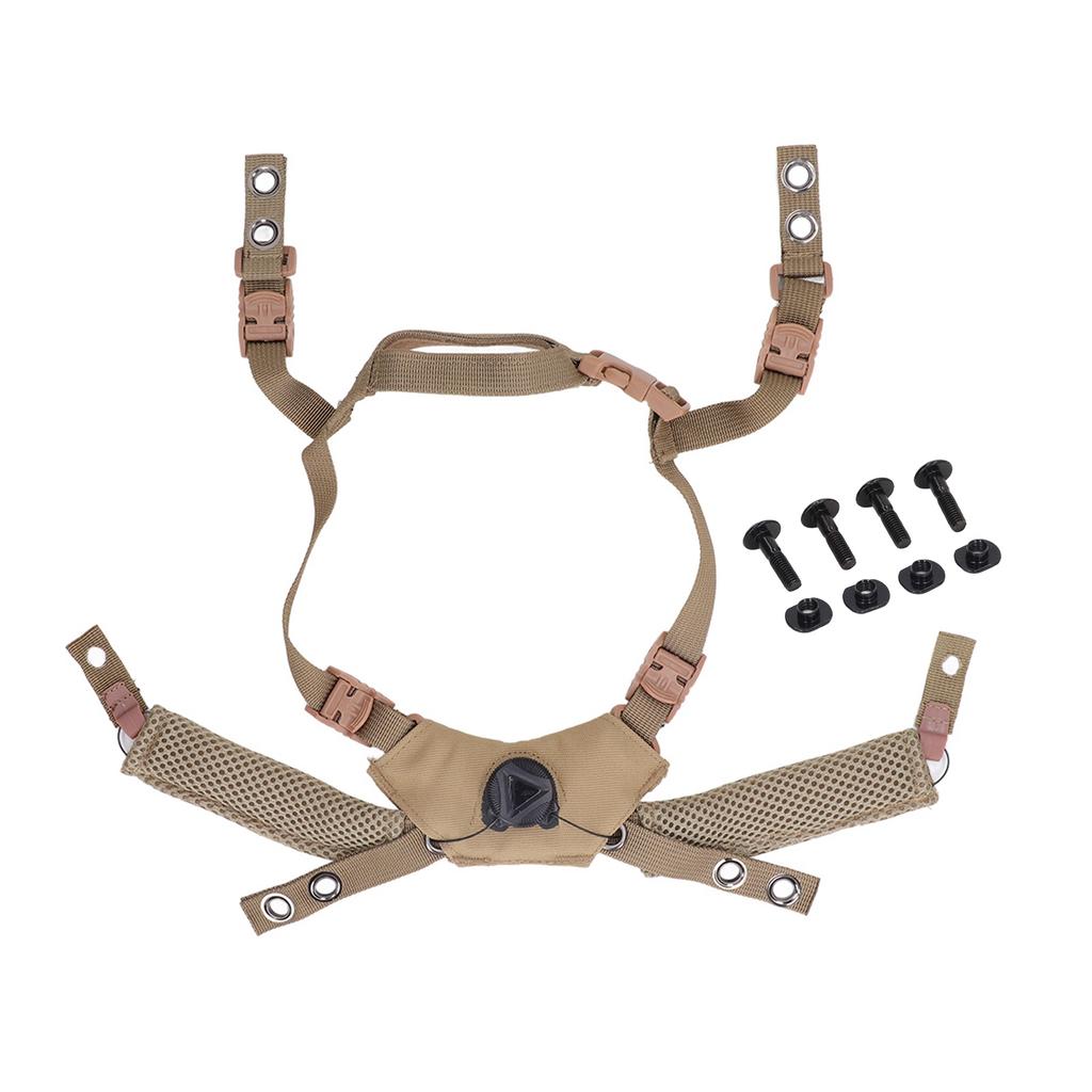 Sistema di sospensione a rotella regolabile Sottogola Accessori per casco per Fast per MICH per Wendy Casco Colore fango