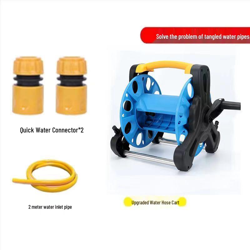 Garden Hose Storage Rack & Reel – Car Wash & Household Tool