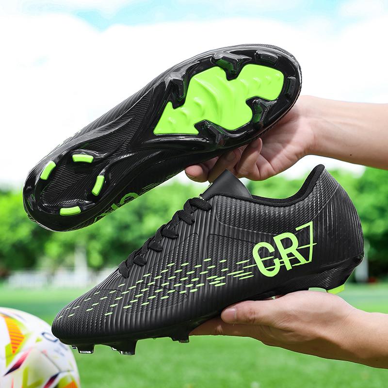 New Men Professional Football Boots Soccer Shoes Ultralight Breathable Unisex Match Training Grass Cleats Indoor Futsal Non-Slip