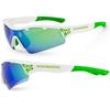 Accent Stingray White Green Sports Glasses for Cycling