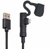 Daytona Motorcycle Charging Cable 20cm USB-A & Lightning Compatible with iPhone MFi Certified L-shaped Connector 15610