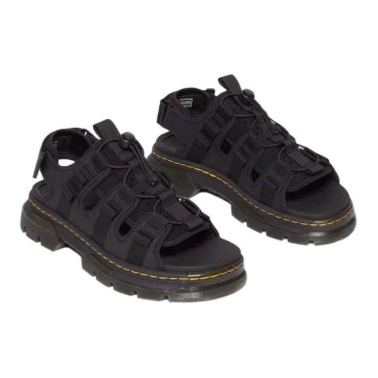 Dr. Martens Móda Pohodlné Plážové Sandály Unisex Sandály Černé 31578001