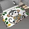 Cartoon Pebble Bathroom Diatomaceous Earth Floor Mat Absorbent Door Mat Entrance Mat Anti Slip Fast Drying Living Room Carpet