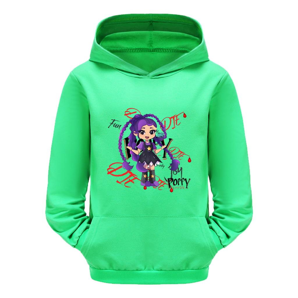 5593 Kids Girls Lily Lovebraids Print Casual Long Sleeves Hoodies Puterwear Street Hoodie