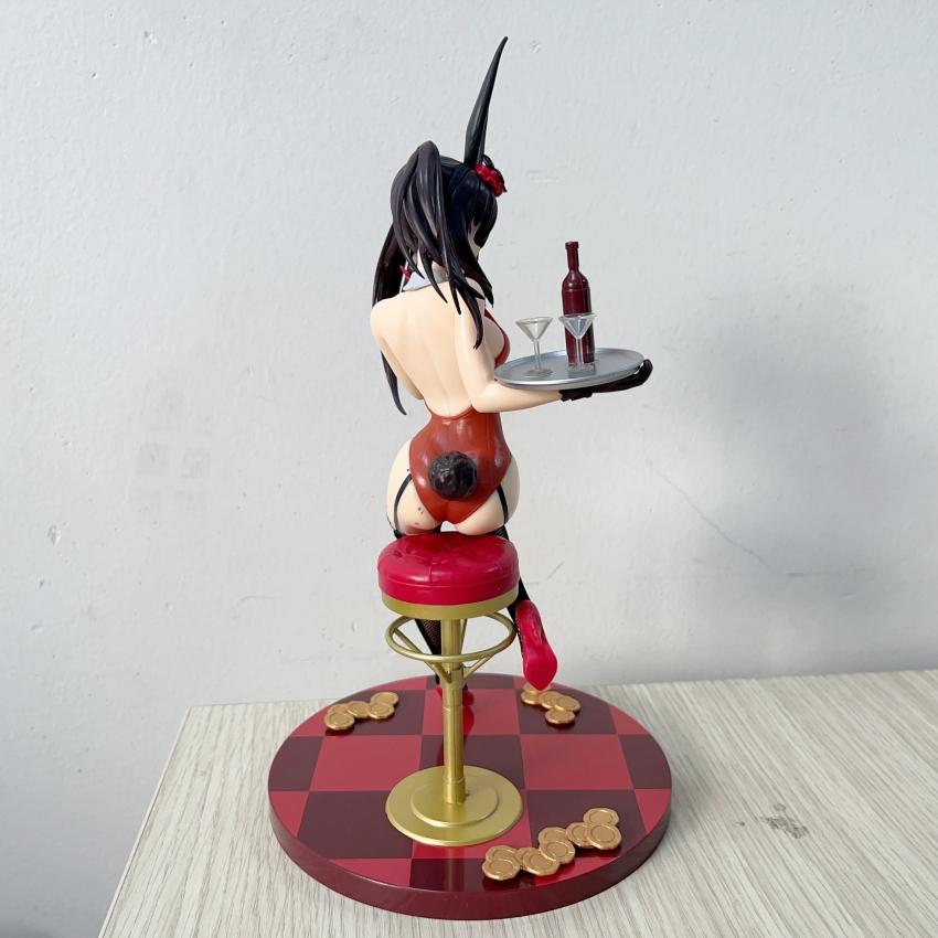 26CM Date A Live Light Novel Tokisaki Kurumi bunny girl PVC Action Figure Model Toy game statue Collection Doll Gifts