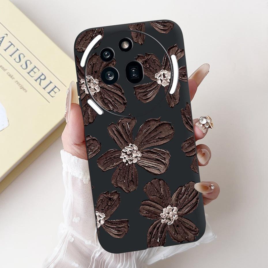 Fashion Design Phone Case For Nothing Phone (3a) Pro Phone3a Black Silicone Soft Cover For NothingPhone 3a 3 a Pro Cases Bumper