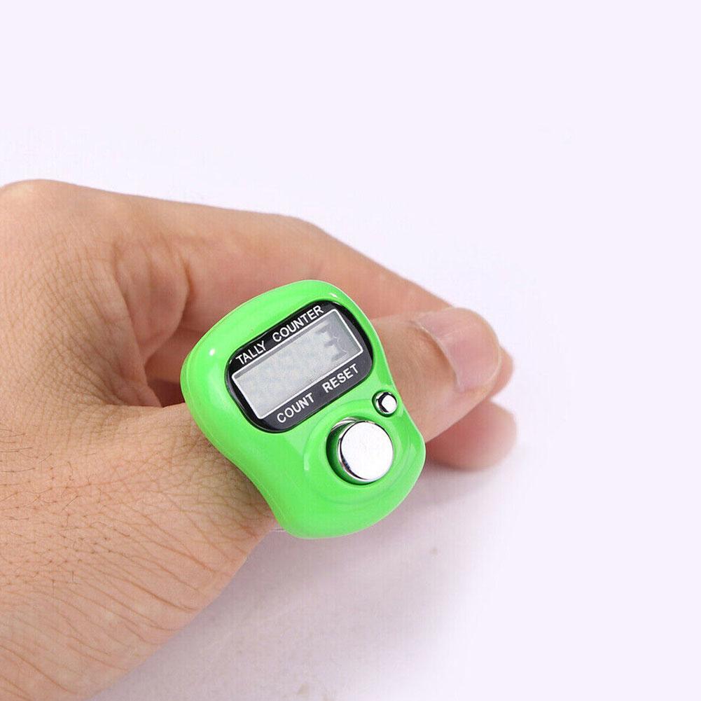 Plastic Point Marker Row Finger Counter LCD Electronic Digital Tally Counter For Sewing Knitting Weave Tool Mini Stitch Counter