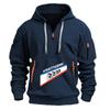 Kraftwerk Logo Print 2026 Men's Spring And Autumn Creative Graphic Versatile Fashion Best Seller Coat Half Zipper Hoodies