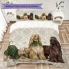 Royal Canine Fashion Pattern Bedding uilt Set uilt Cover Pillowcase Home Decoration Birthday Gift (1 * duvet cover + 2 * pillowcase without core)_XIA