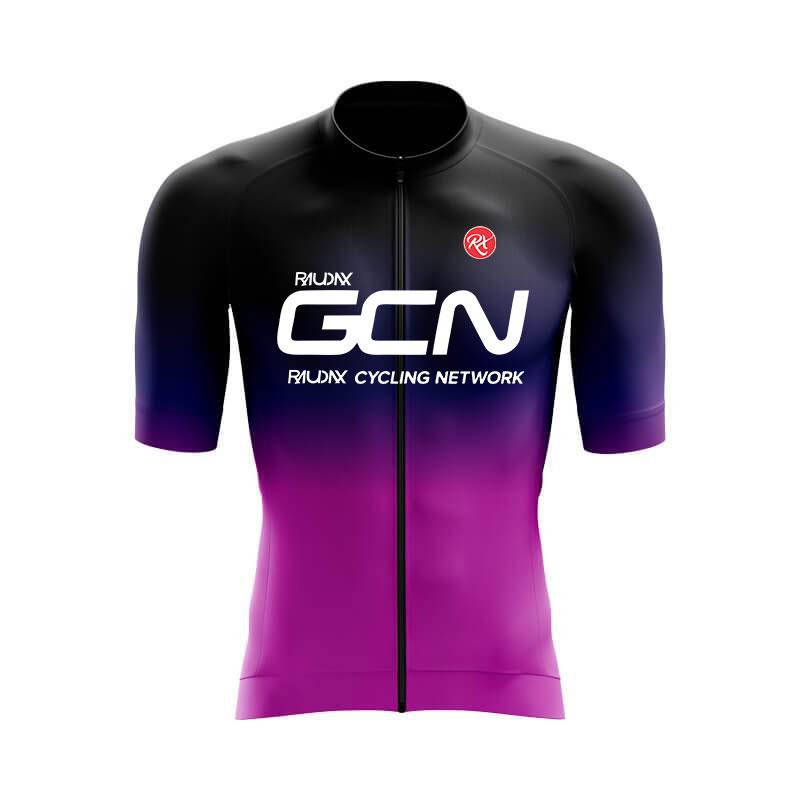 2024 RAUDAX GCN Letnia szosowa odzież rowerowa męska koszulka rowerowa z krótkim rękawem Triathlon Mountain Bike Sportowe kombinezony rowerowe