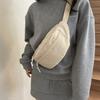 Corduroy Women Waist Bag Canvas Student Shoulder Crossbody Chest Bag 2026 Fanny Pack Fashi Phe Banana Female Bum Belt Bags