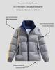 Trendy Warm Stand Collar Solid Color Down Jacket