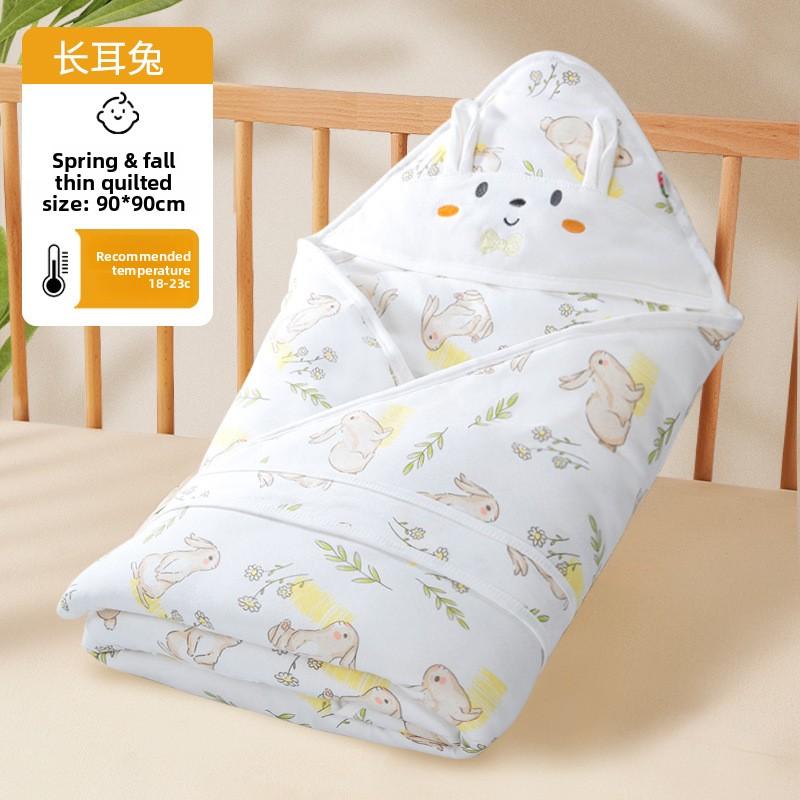 Baby Quilt Spring and Summer Thin Cotton Quilt Newborn Baby Bag Single Swaddle Blanket