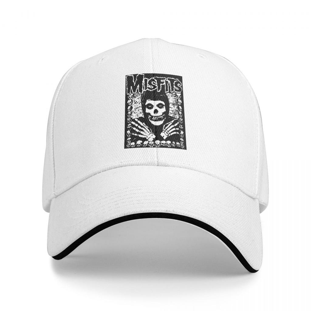 Unisex Baseball Hats Misfits Rock Band Skull Horror Outdoor Streetwear Summer Sports Baseball Caps Hip Hop Cap Casquette Hats