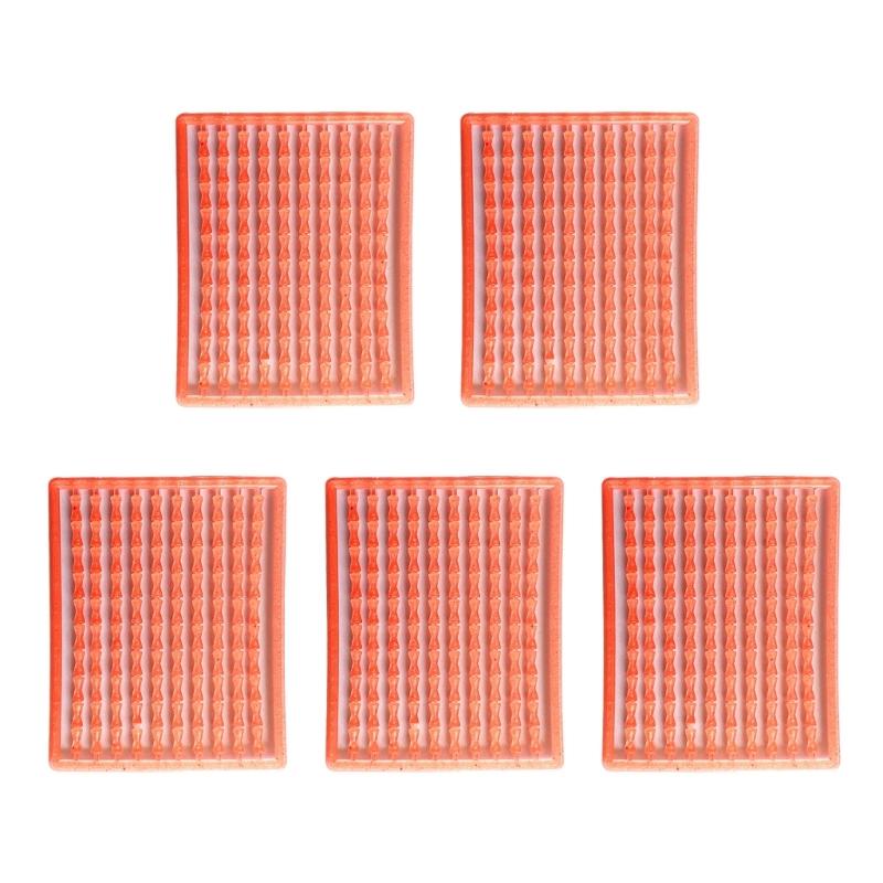 

50 шт. Стопоры для бойлов, стопоры для насадок для карповой ловли, стопоры для волосяной оснастки, стопорные бусины для оснастки, держатели насадок, стопоры для методных кормушек оранжевый