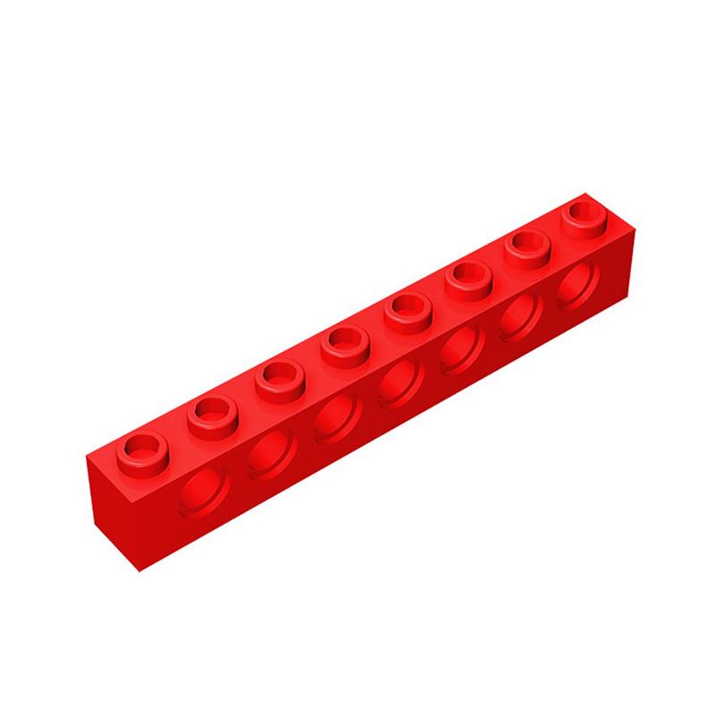 MOC 10PCS 3702 1x8 Featuring Holes Building Blocks Kit High-Tech Educational Bricks Particle Puzzle DO-IT-