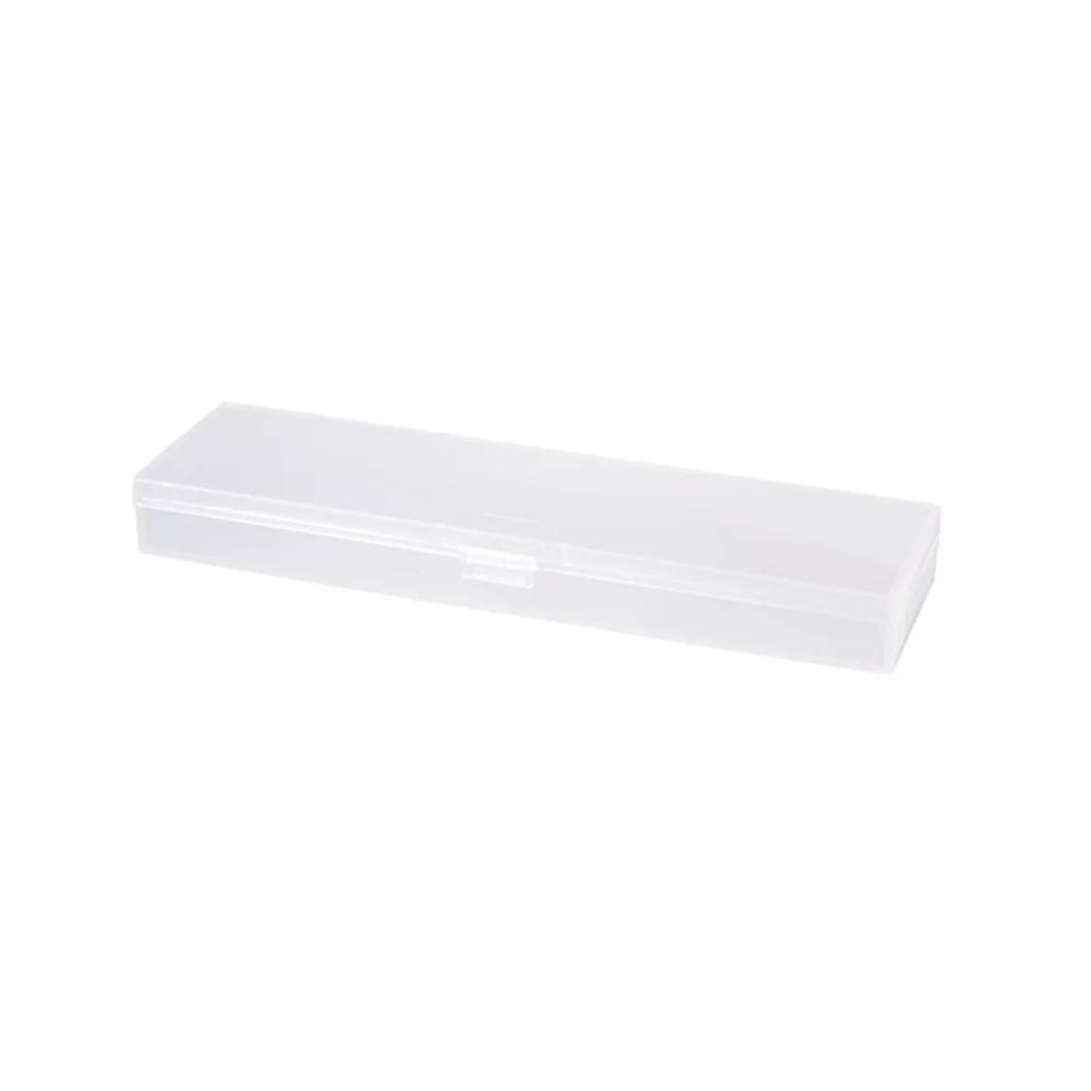 

Simple Plastic Pencil Case S/M/L Frosted Pen Box Translucent Multifunctional Stationery Case Students