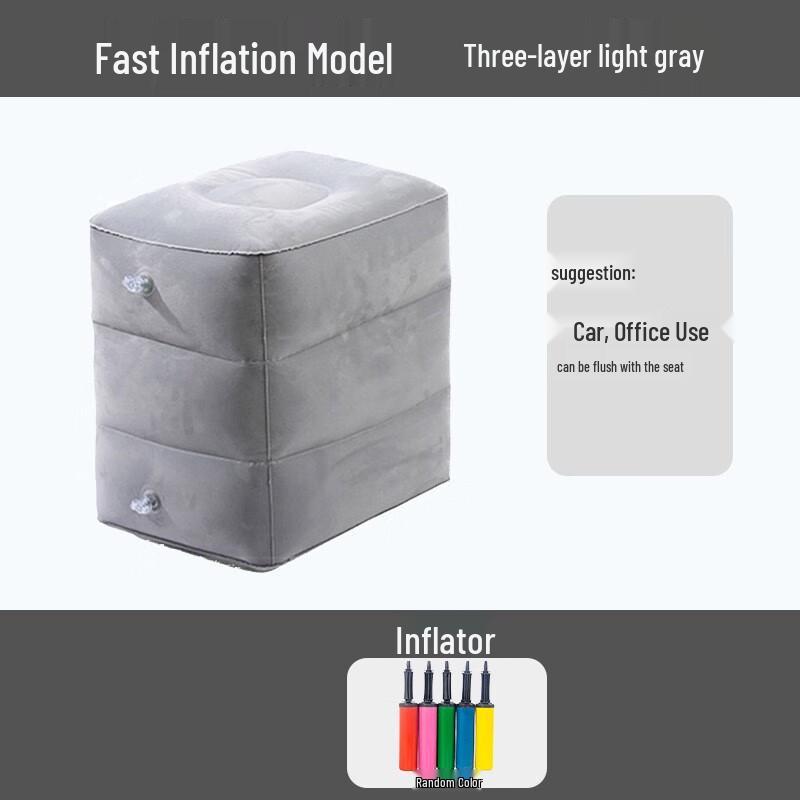 Portable Inflatable Travel Footrest