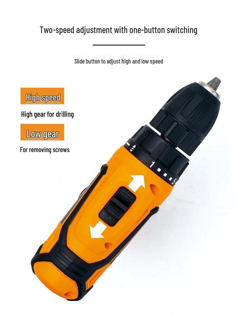 Hilda Multi-Function Rechargeable Lithium Electric Drill & Screwdriver