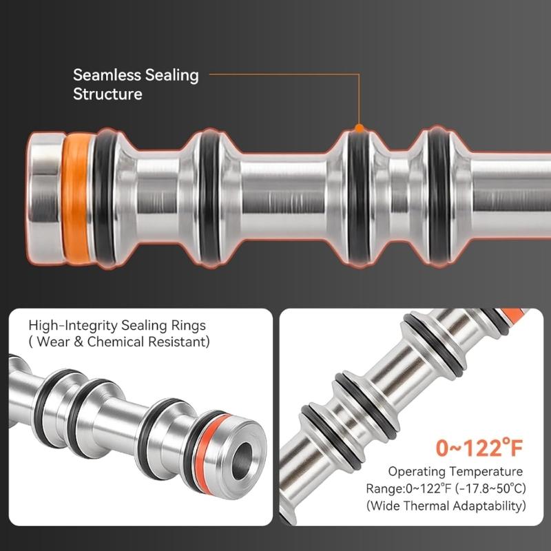 Elettrovalvole 12V Per Sistemi Pneumatici 2 Vie 3 Posizioni Controllo Flussi Aria Corpo in Leghe Con Porte da 1/4"