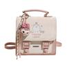 Schoolbag Backpack Female Casual Versatile Student Class School Bag Korean Version One Shoulder Crossbody Small Square Bag Premium Travel Backpack