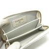 CHANEL AP0216 Matelasse Mark Classic zip coin purse Caviar Leather White Unused