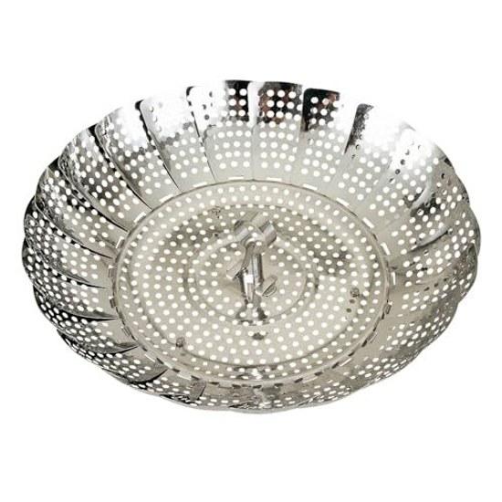 KAI Stainless Steel Large Free Size Steamer 1828cm Dishwasher Safe KITCHEN Made Japan DH8070
