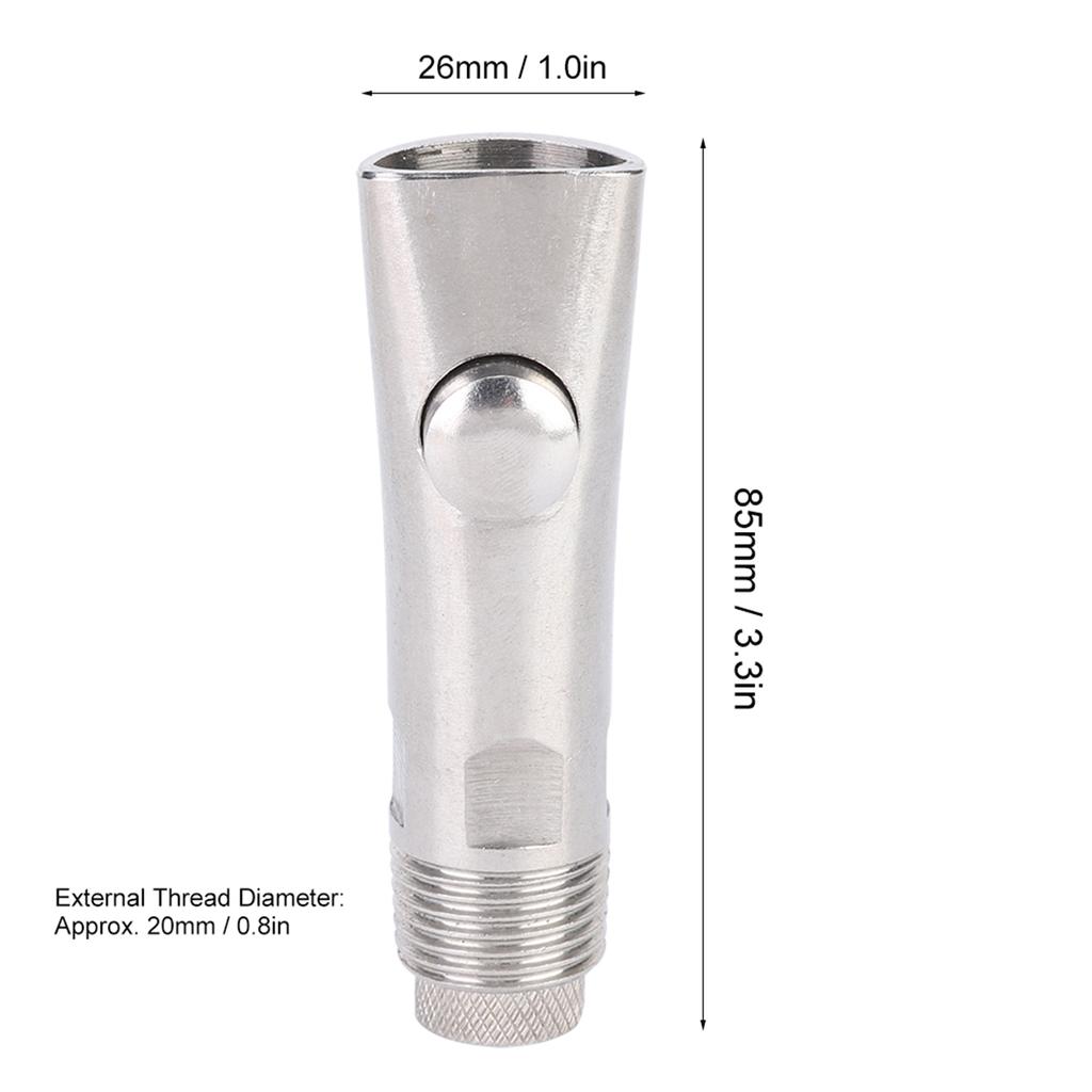 5Pcs DN15 Stainless Steel Flat Nozzle Automatic Drinker Farm Accessory for Cattle Sheep