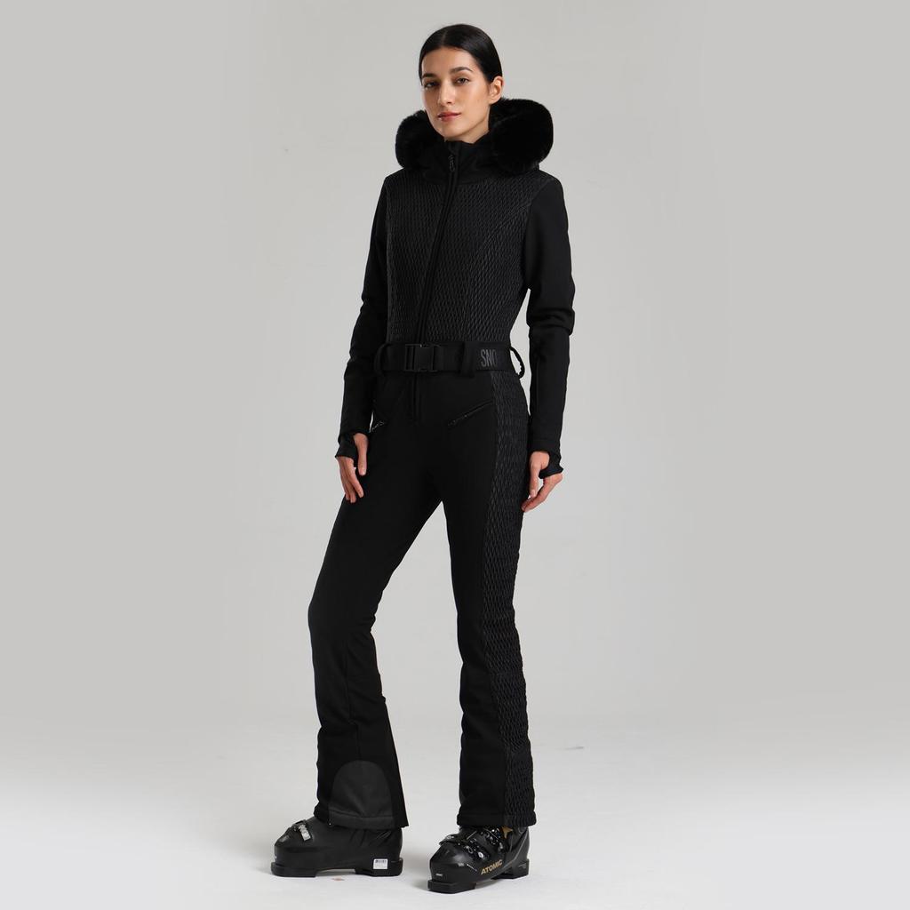 Women's High-End Winter Ski Suit: Windproof, Waterproof, Warm, One-Piece for Double-Board Skiing