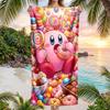 Kirby Fashion Beach Towel Portable Soft Quick Dry Towel For Swimming Camping Holiday Use