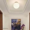 Nordic Modern Ceiling Light Glass Ball Ceiling Lamps Globe Round White Fixtures Kitchen Ball Small Ceiling Lamp Lustre Luminiare