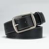 Men's Genuine Leather Belt Young Men's Pin Buckle Casual Cowhide Belt Men's Middle Aged and Young Fashionable Versatile Business Belt Men
